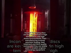 Cakram Bulat Inconel 718 untuk Mesin Pesawat Udara dan Peralatan Energi.